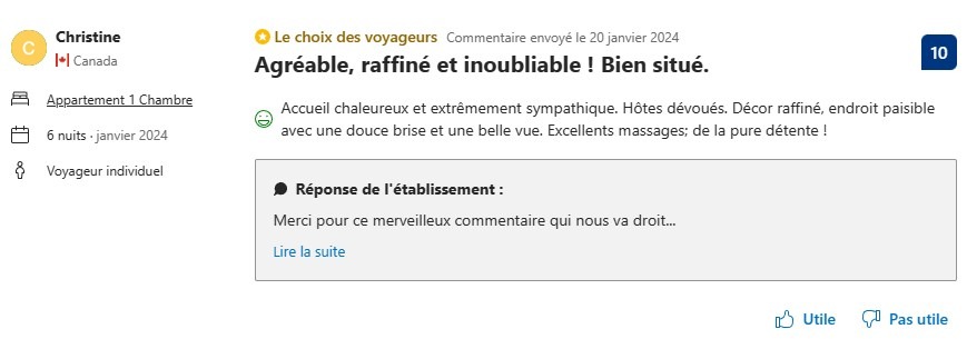 Capture ecran avis Booking 4