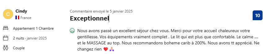 Capture d'écran, Avis Booking 2025 -07
