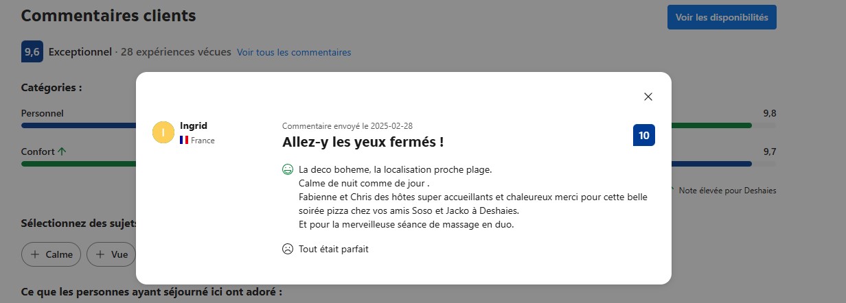 Capture d'écran, Avis Booking 2025 -09