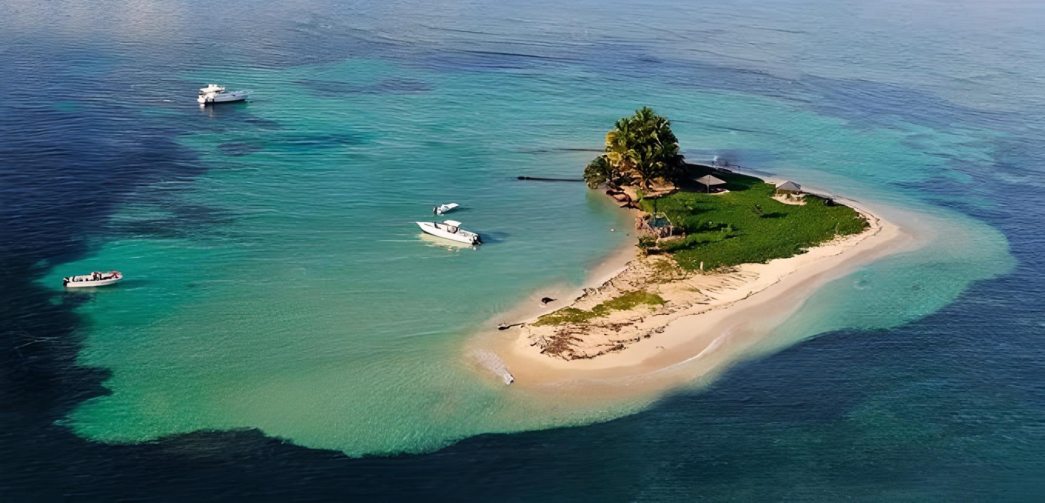 Îlet et mangrove du Grand Cul-de-Sac Marin près de Sainte-Rose, Guadeloupe